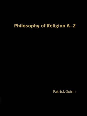 cover image of Philosophy of Religion A-Z